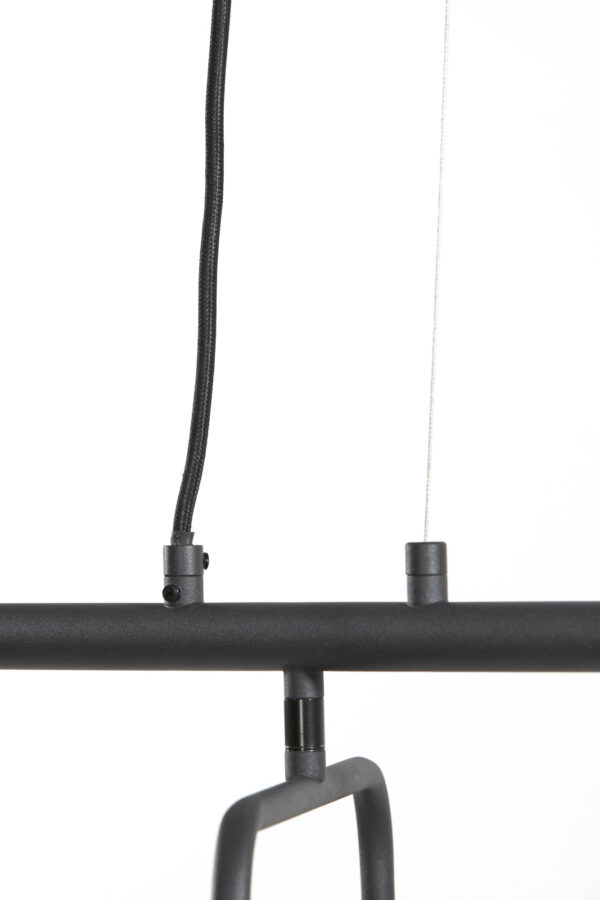 Moderne zwarte hanglamp met rail Light & Living Edisa - B 160 cm - Image 7