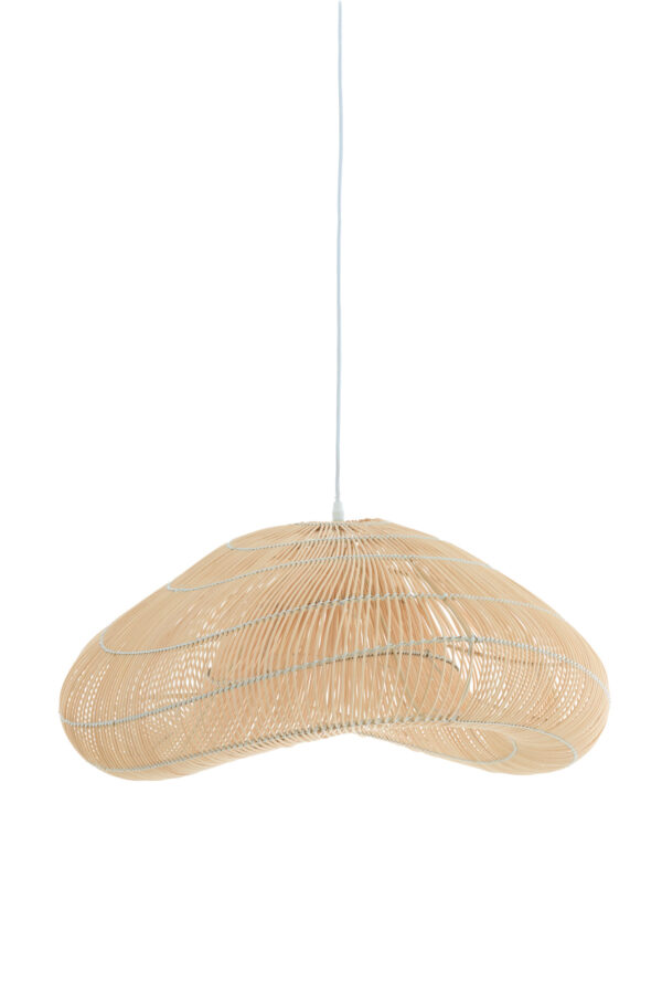 Rieten kap hanglamp naturel Light & Living Janzur - Ø 64 cm - Image 2