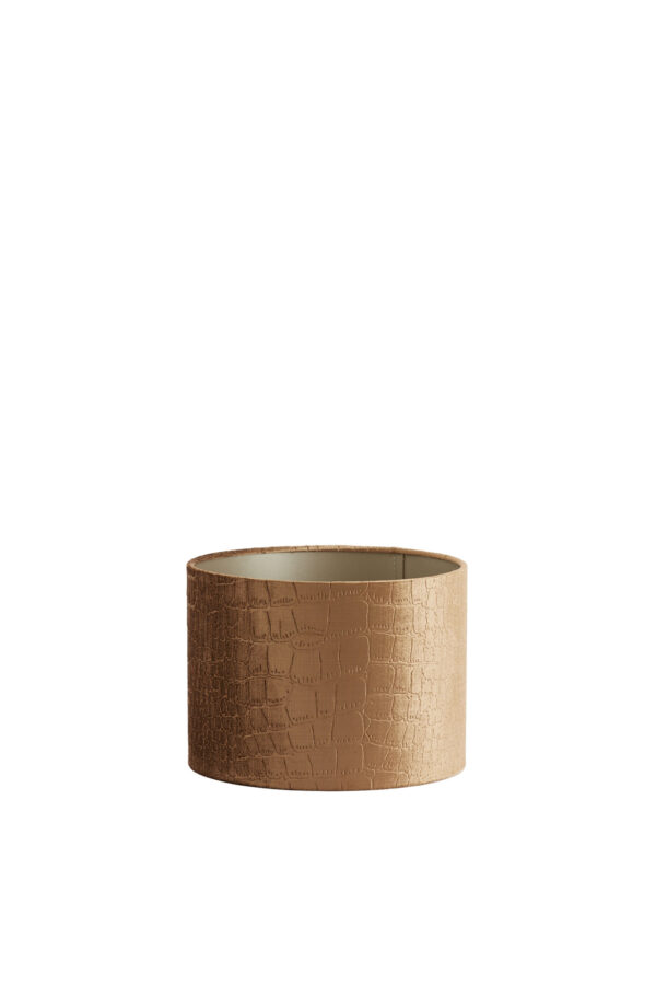 Gouden krokodillenpatroon lampenkap Light & Living Praya - Ø 25 cm - Image 2