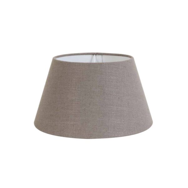 Stoffen lampenkap grijs Light & Living Livigno - Ø 19 cm