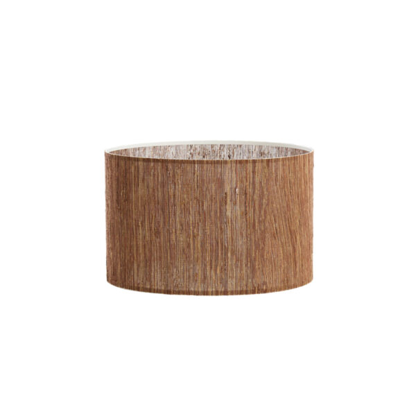 Bruine stoffen cilindervormige lampenkap Light & Living Omis - Ø 40 cm