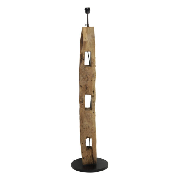 Houten lampvoet met natuurlijke uitstraling Light & Living Karlovo - H 144 cm