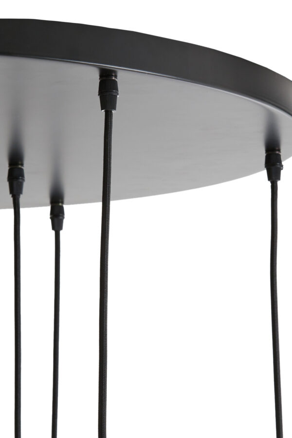 Glazen hanglamp met gouden details Light & Living Lekar - B 83,5 cm - Image 7