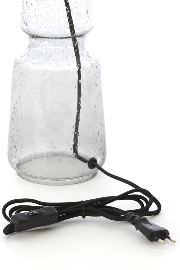 Glazen lampenvoet met structuur Light & Living Labin - H 39 cm - Image 7