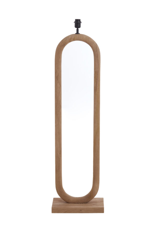 Houten lampenhouder ovaal Light & Living Paceco - H 119 cm - Image 2