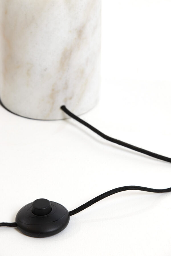 Klassieke vloerlamp met wit glazen bol Light & Living Medina - H 156 cm - Image 6