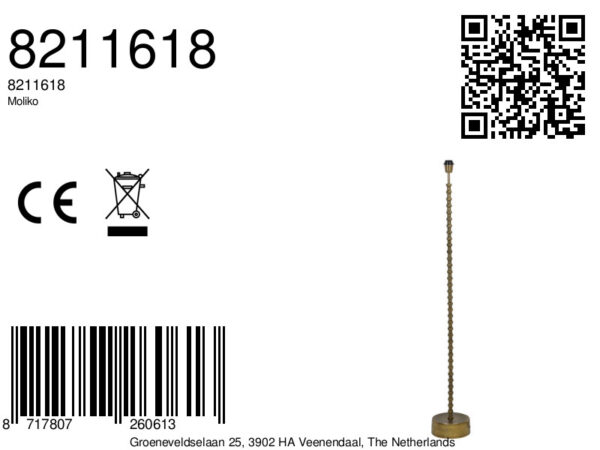 Kleurige vloerlampen voor je interieur Light & Living Moliko – H 133 cm - Image 6