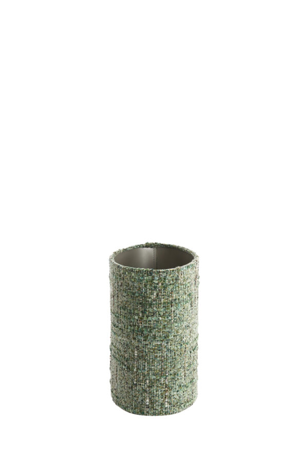 Cilindervormige lampenkap in groene kleur Light & Living Osire - H 25 cm - Image 4