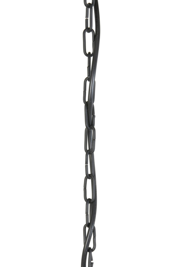 Zwarte draadframe hanglamp met metaal Light & Living Imelda - Ø 53 cm - Image 7