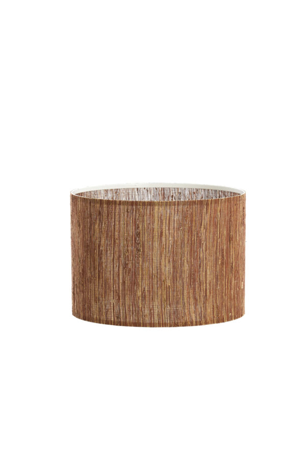 Bruine cilindervormige lampenkap in stijl Light & Living Omis - Ø 30 cm - Image 2