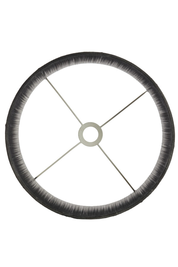 Zwart-grijze cilindrische lampenkap Light & Living Tossa - Ø 40 cm - Image 6