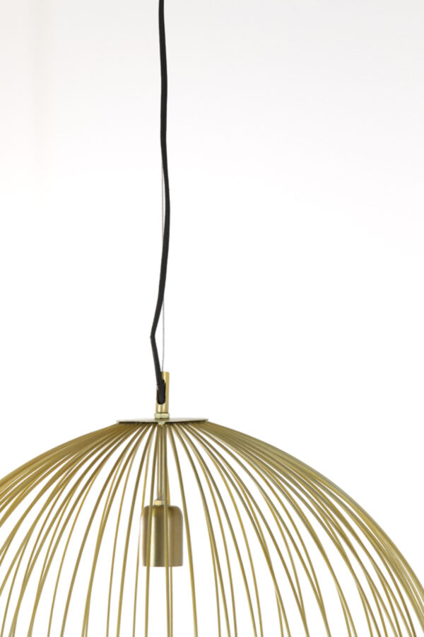 Koepelvormige gouden draad hanglamp Light & Living Rilana - Ø 56 cm - Image 7