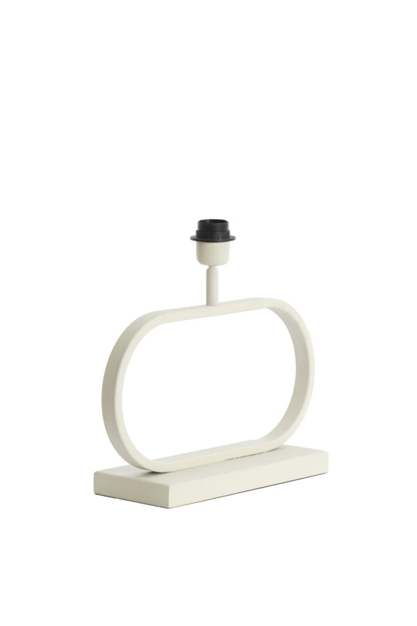 Moderne witkleurige lampenvoet klein Light & Living Jamiro - H 29 cm - Image 3