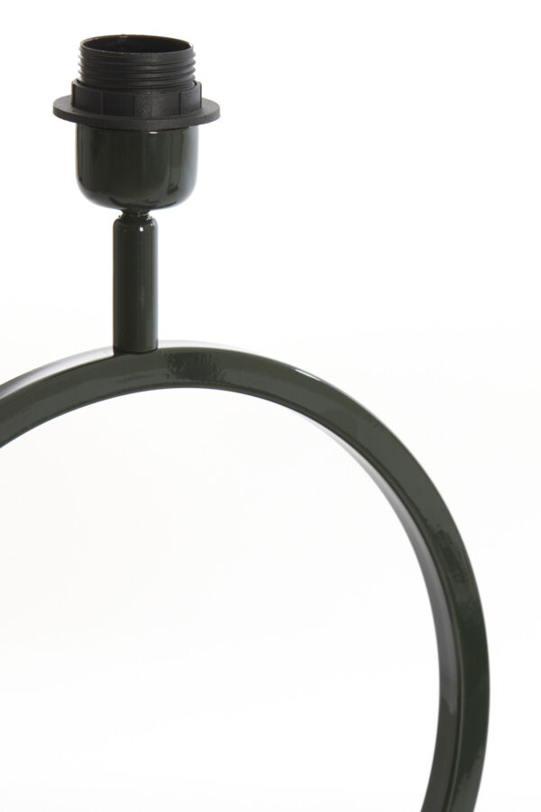 Zwarte metalen lampenvoet rond Light & Living Liva - H 43 cm - Image 5
