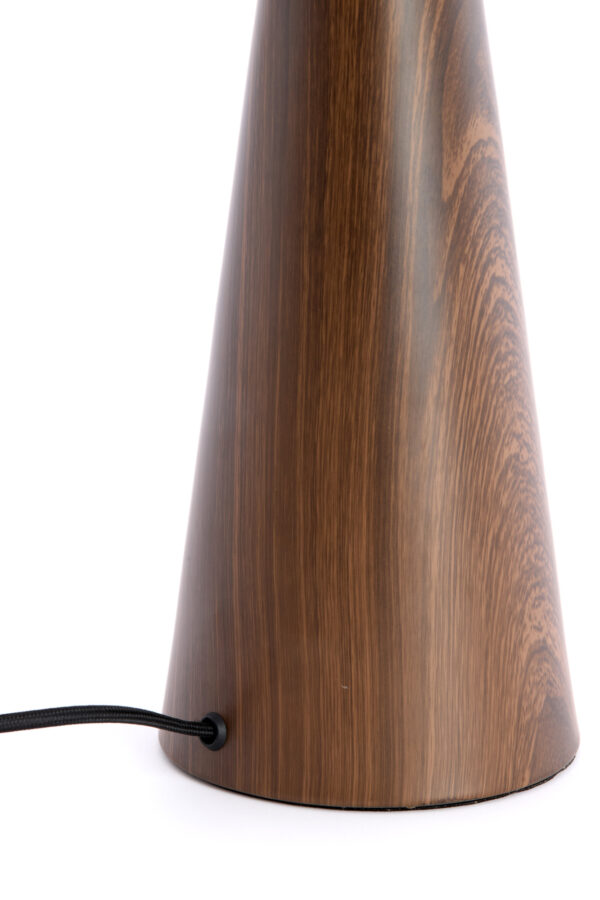 Houten tafellamp conische vorm Light & Living Dinan - H 33,5 cm - Image 4