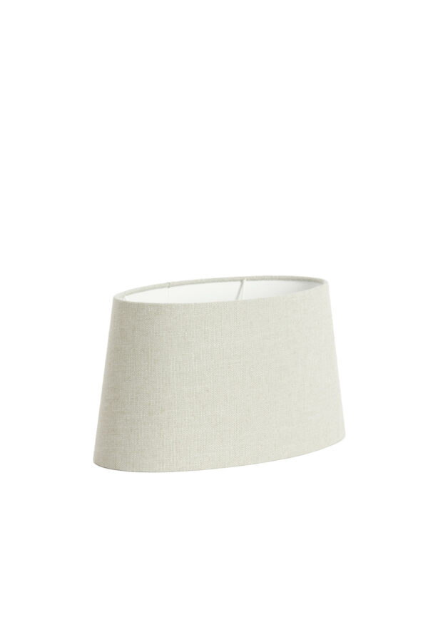 Beige stoffen lampenkap van hoogwaardige kwaliteit Light & Living Livigno - H 18 cm - Image 3