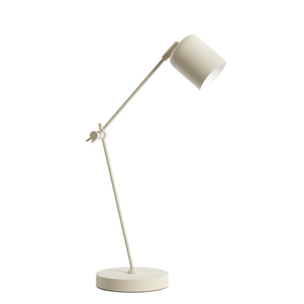 Beige knikbare bureaulamp Light & Living Rijeka - H 51 cm