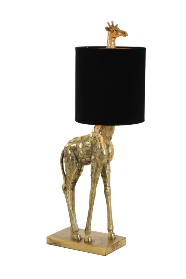Giraffe tafellamp goudkleurig Light & Living Giraffe - H 68 cm - Image 6