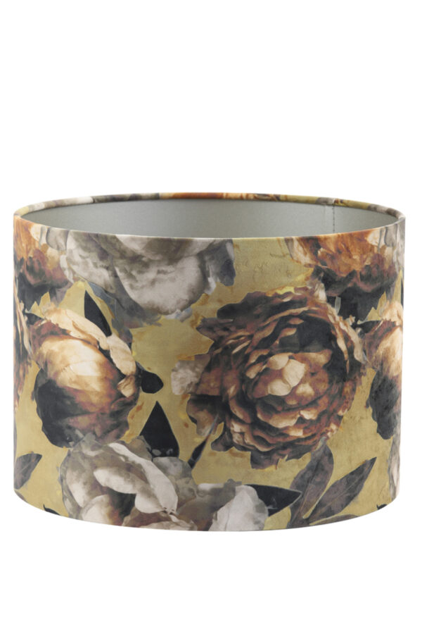 Bloemen lampenkap goudtint Light & Living Rosa Victoria - Ø 30 cm - Image 2
