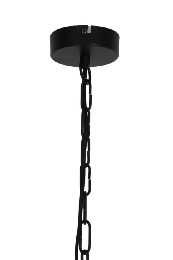 Zwarte industriële hanglamp geometrisch design Light & Living Drizella - B 61 cm - Image 3