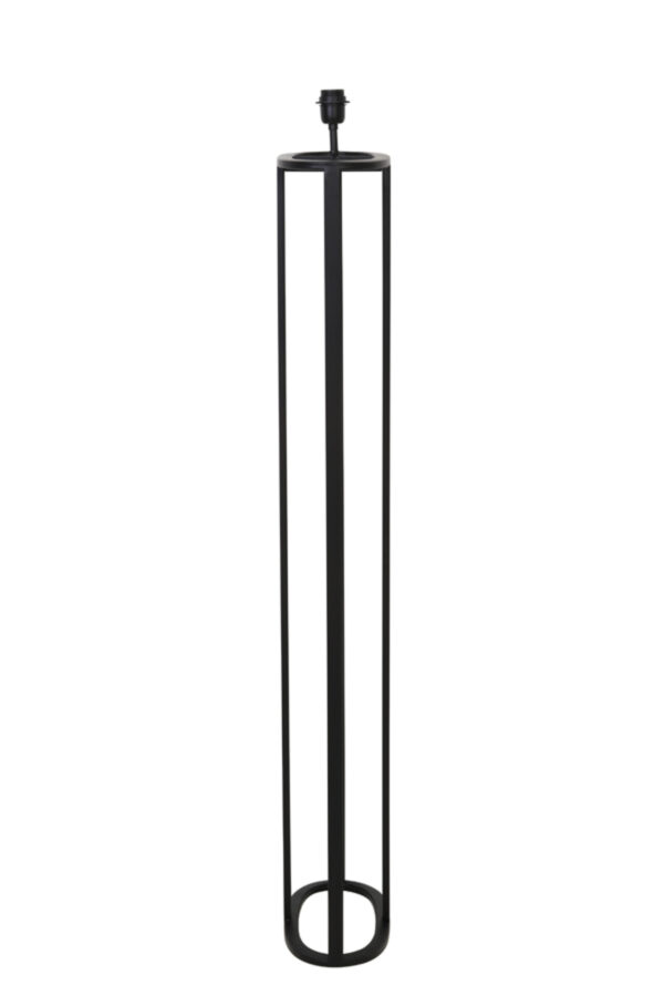 Zwarte metalen vloerlamp met open frame Light & Living Mylo – H 145 cm - Image 5