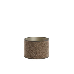 Cilindervormige bruin gekleurde lampenkap Light & Living Saverna - Ø 25 cm