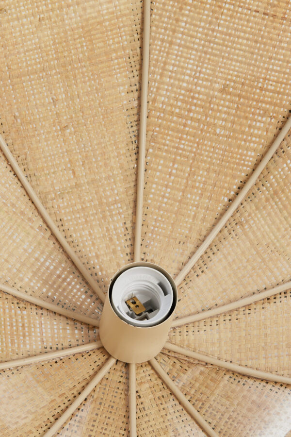 Rieten hanglamp met kleuraccent en franjes Light & Living Sulina - Ø 35 cm - Image 6