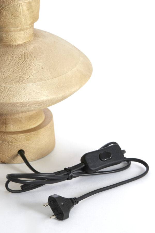 Design lampvoet van hout Light & Living Fiera - H 25 cm - Image 6