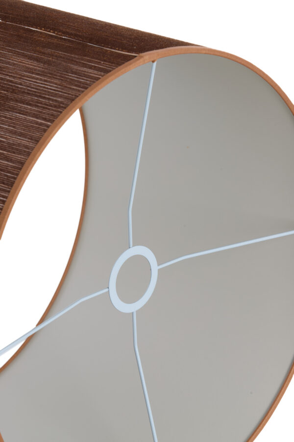 Cilindervormige lampenkap bruingekleurd Light & Living Penny - Ø 40 cm - Image 6