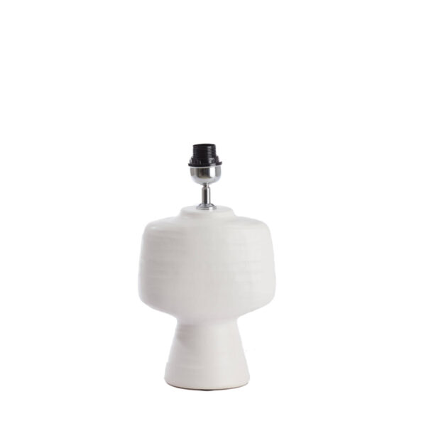 Design witte keramische lampenvoet Light & Living Gandoro - H 39 cm