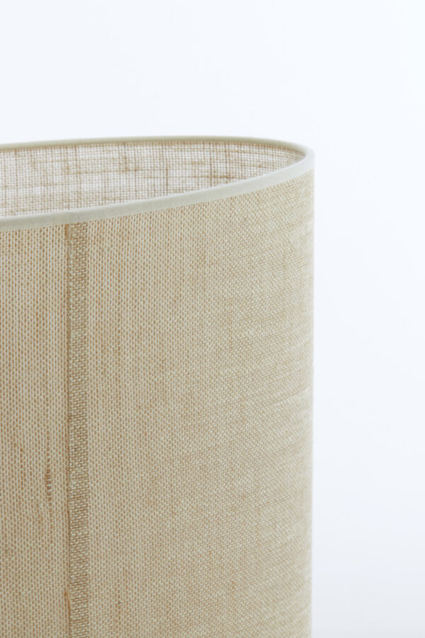 Beige stoffen lampenkap in cilindervorm Light & Living Sendai - H 32 cm - Image 6