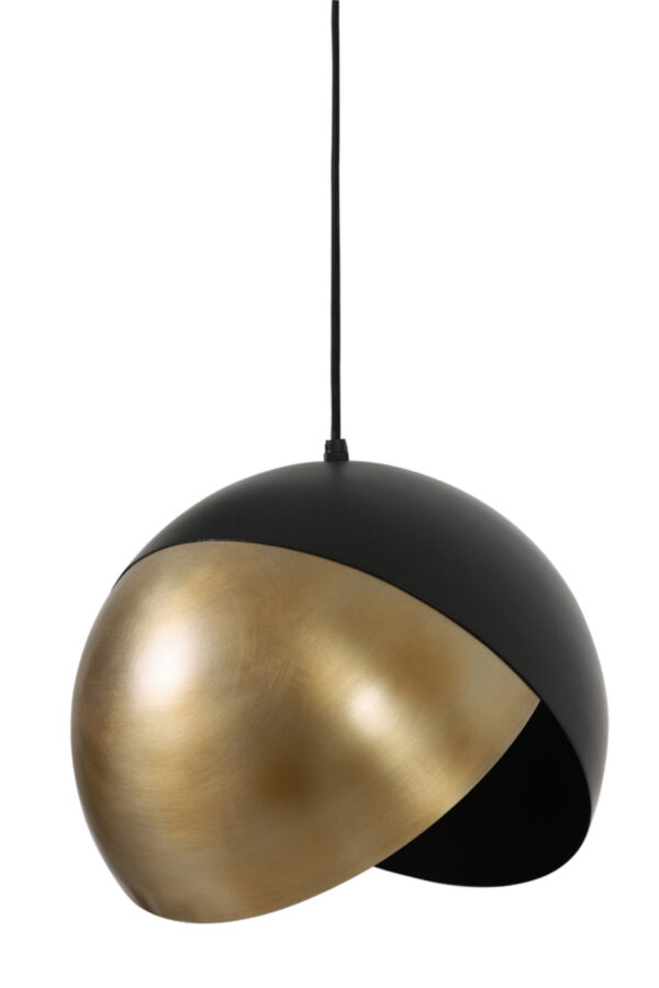 Zwart-gouden hanglamp met geometrisch design Light & Living Namco - Ø 30 cm - Image 2