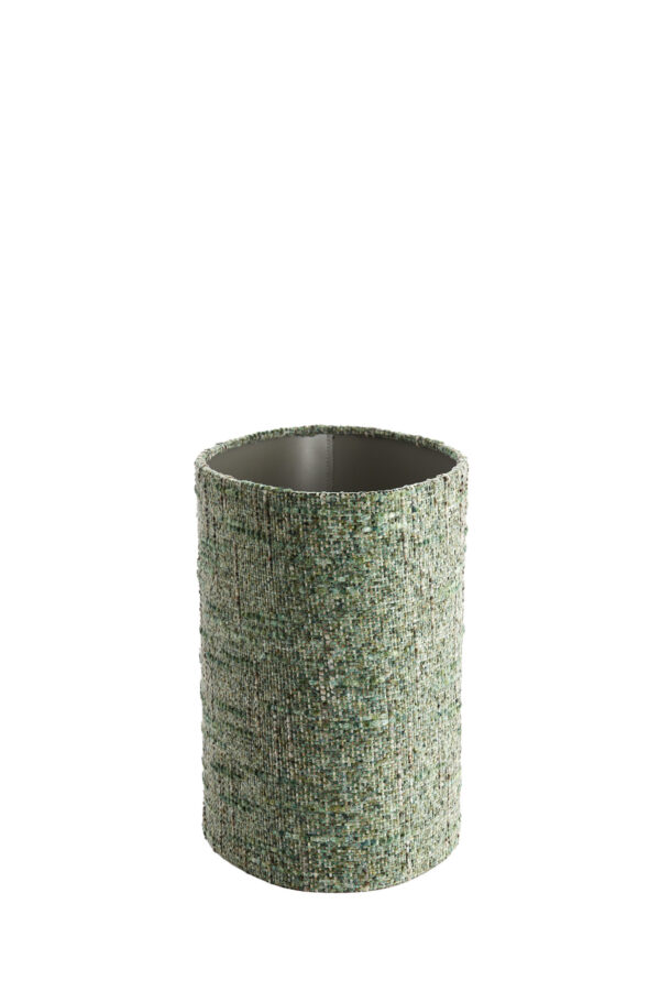 Groene stof lampenkap in cilinderstijl Light & Living Osire - H 32 cm - Image 4