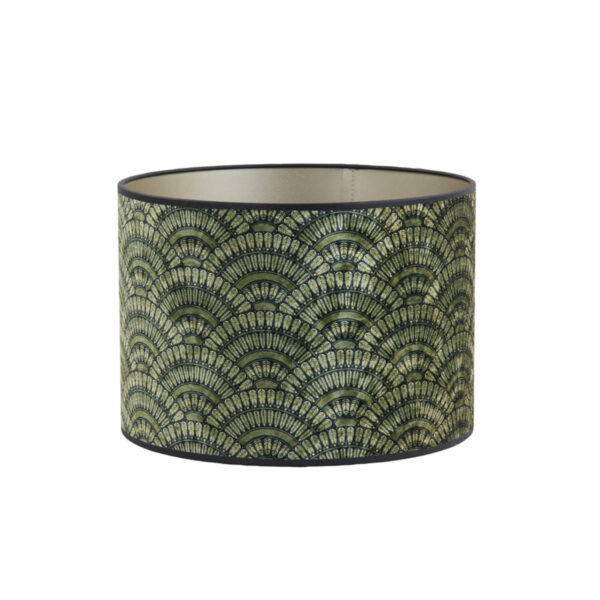 Groene art deco lampenkap Light & Living Chica - Ø 20 cm