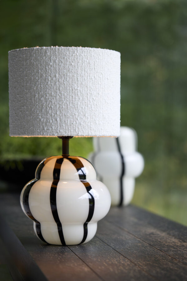 Cilindervormige witte lampenkap Light & Living Bolero - Ø 25 cm - Image 4