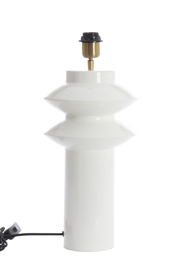Witte lampenvoet Light & Living Petch - H 40 cm - Image 2