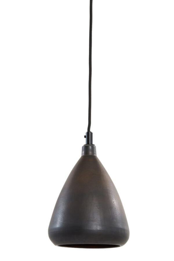 Zwarte metalen hanglamp strak design Light & Living Desi - Ø 18 cm - Image 2
