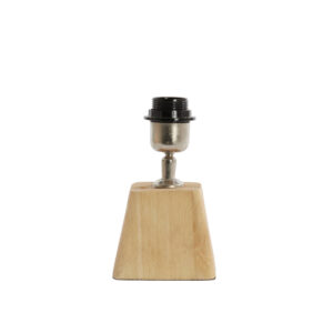 Houten lampenvoet modern Light & Living Kardan - H 19 cm