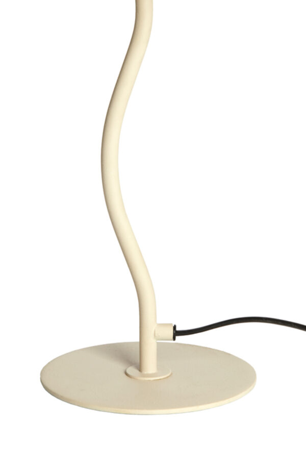 Witte japandi gebogen paddenstoel Light & Living Elimo - H 50 cm - Image 6