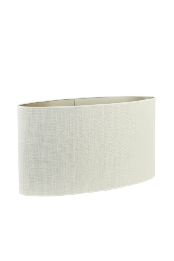 Witte stoffen lampenkap in cilinderformaat Light & Living Saverna - H 38 cm - Image 5
