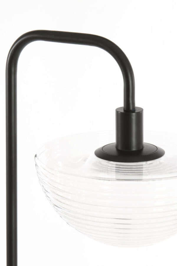 Staande vloerlamp met glazen kap Light & Living Baylie – H 165 cm - Image 5