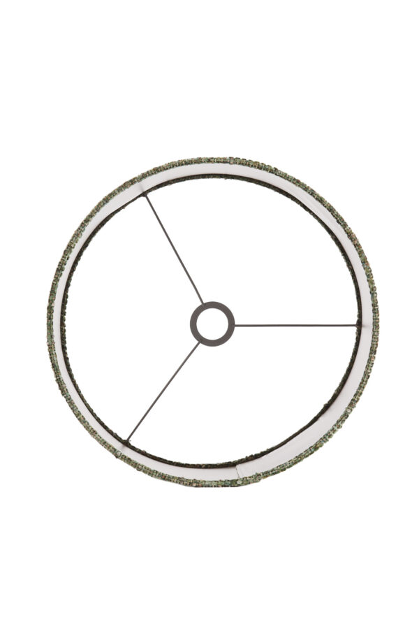 Cilindervormige groene stoffen lampenkap Light & Living Osire - Ø 40 cm - Image 6