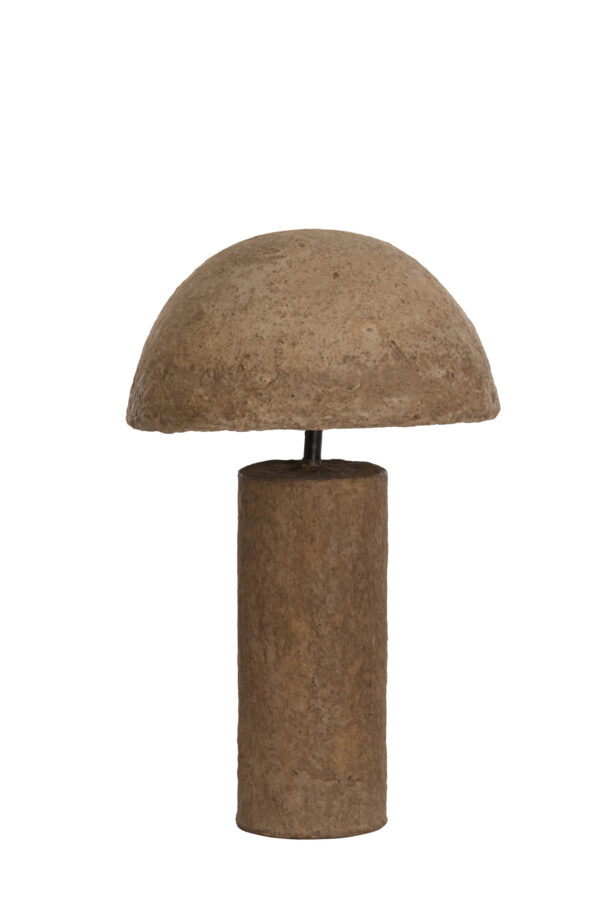 Stenen tafellampen cilindervormig Light & Living Qazu - H 48 cm - Image 2