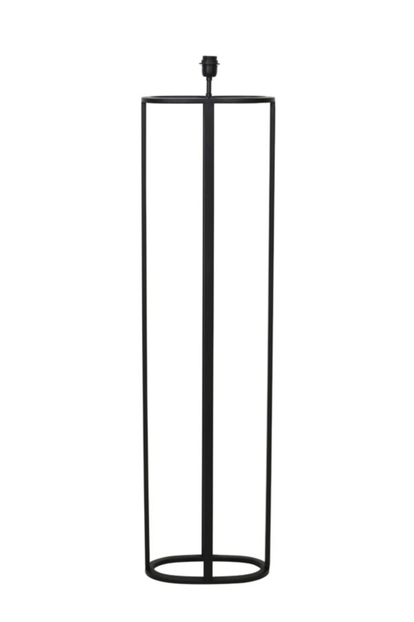 Zwarte metalen vloerlamp met open frame Light & Living Mylo – H 145 cm - Image 2