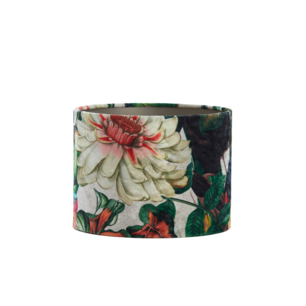 Cilindervormige lampenkap met bloemenprint Light & Living Dahlia - Ø 25 cm