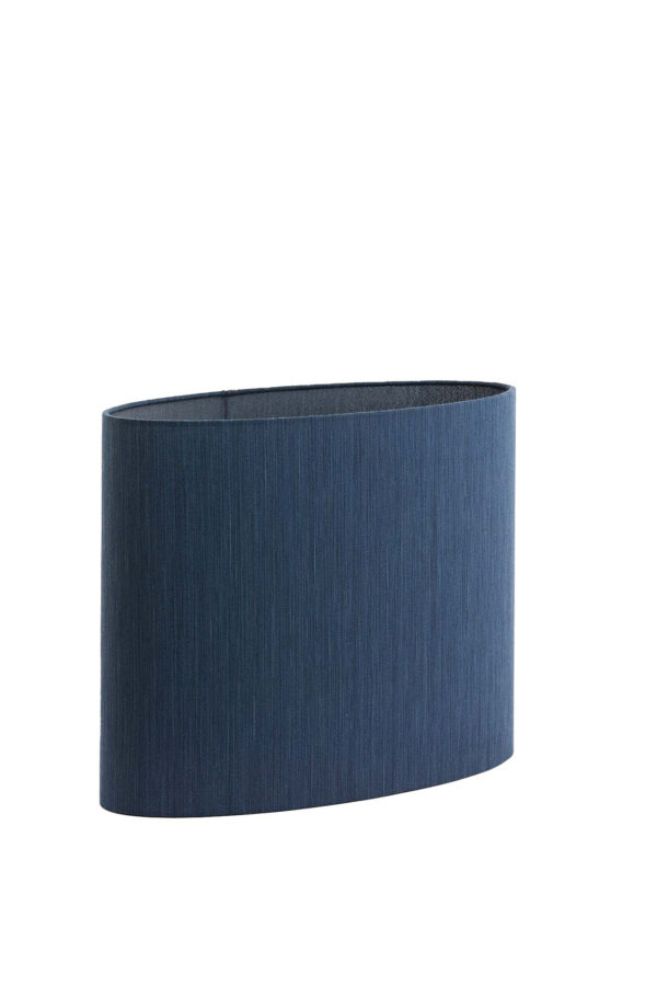 Blauwe cilindrische lampenkap Light & Living Harper - H 32 cm - Image 3