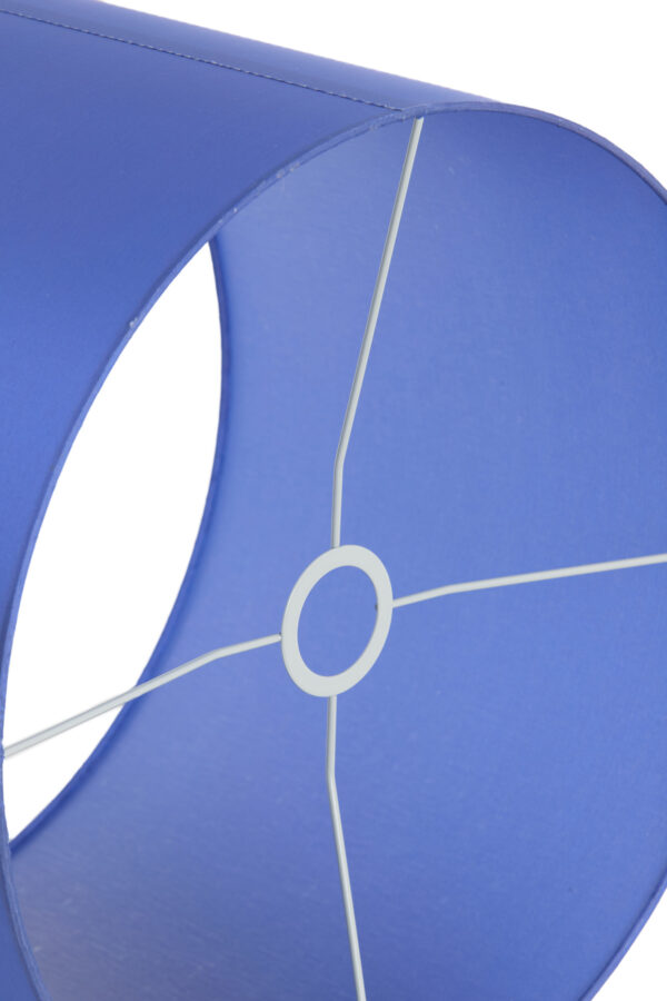 Kleurige blauwe cilindervormige lampenkap Light & Living Paradox - Ø 40 cm - Image 5