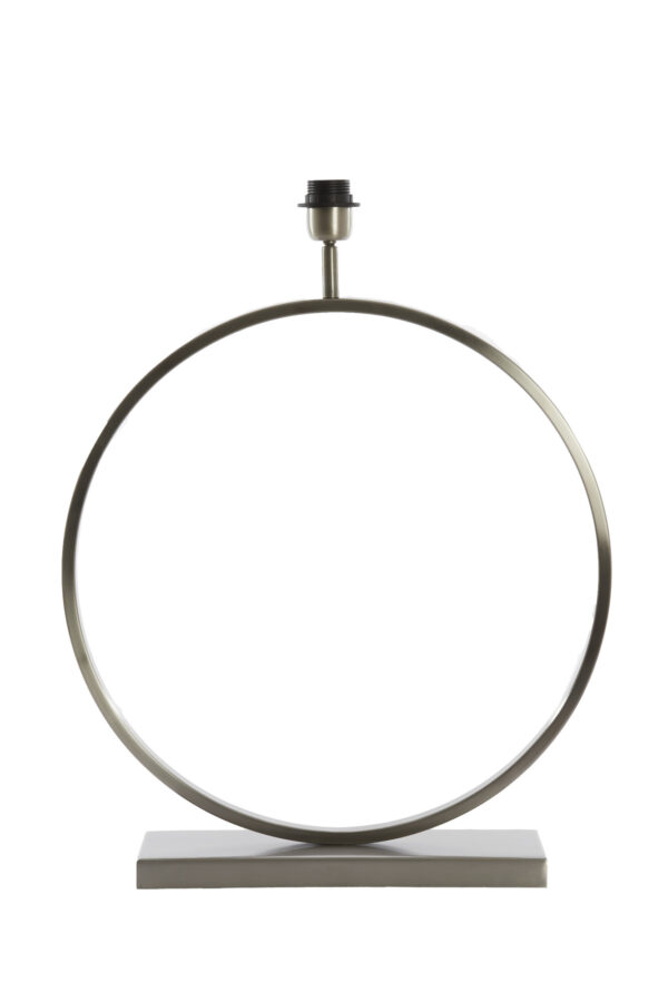 Zilveren tafellamp Light & Living Liva in modern design – H 62 cm - Image 2
