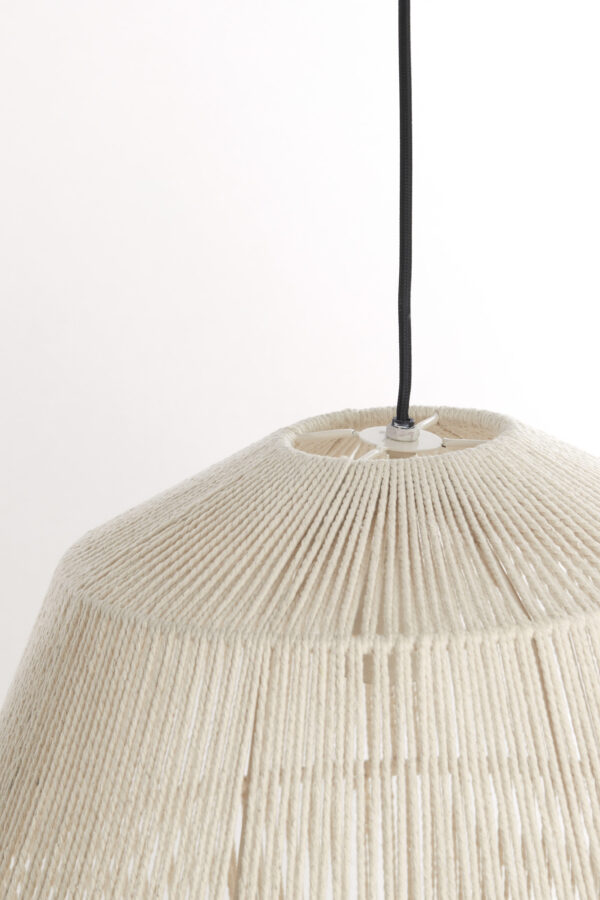 Natuurlijke hanglamp met geweven kap Light & Living Deya - Ø 38 cm - Image 5