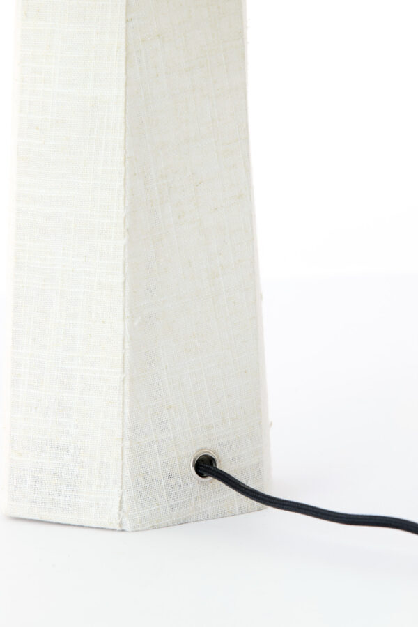 Witte moderne design tafellamp Light & Living Musabo - H 49 cm - Image 4